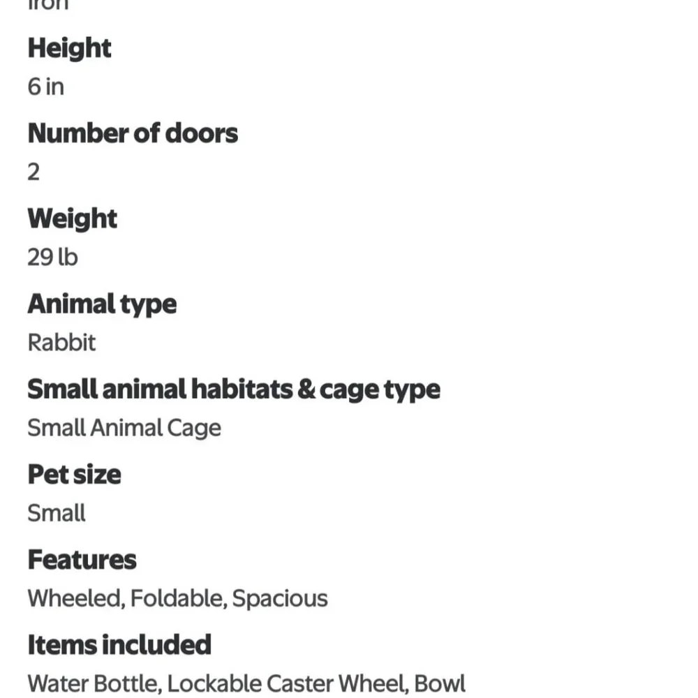 Small Animal Cage